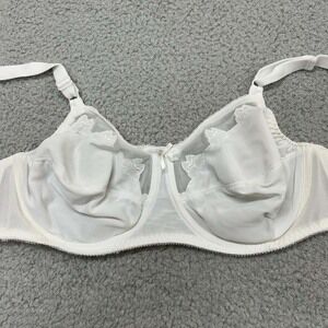 Bali 40C Bra Full Coverage 0180 Lace Comfort U Flower Full Figure Bra
